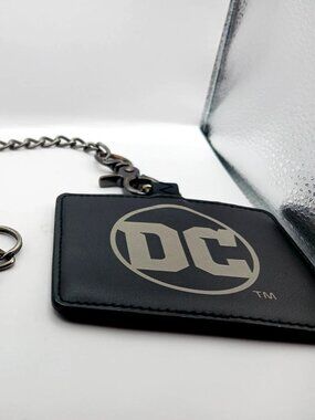 DC Comics Cardholder-ID Holder With Heavy Duty Black Chain